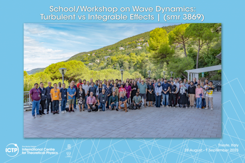 Group Photo ICTP workshop on wave dynamics 2023