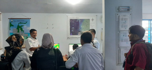 Kantor operasional Stasiun Meteorologi Maritim Paotere